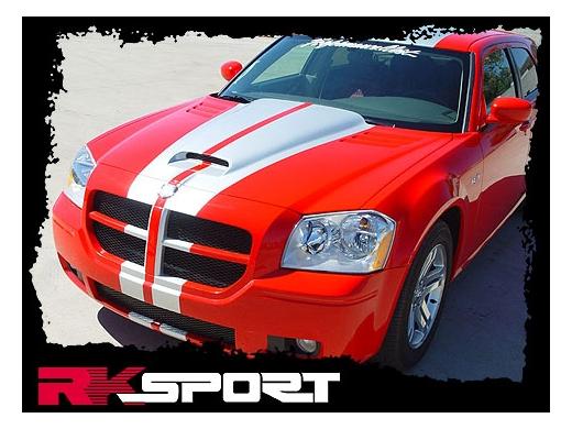 RK Sport Ram Air Style Hood 05-07 Dodge Magnum - Click Image to Close